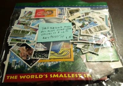 CONJUNTOS COMPLETOS 1.5 ONZAS BARBADOS PARTE 2 TODO MNH VALOR CATÁLOGO $350.00 Foto 1 de 2