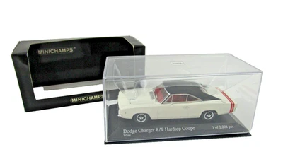 Minichamps 1968 Dodge Charger R/T techo rígido cupé coche blanco 144720 edición limitada 1:43 sin usar, en caja Foto 1 de 4