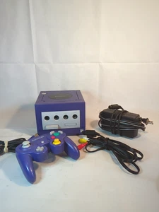Nintendo GameCube Controller Scheda di Memoria E Cavi Indaco Giapponese Testato B12 - Foto 1 di 18