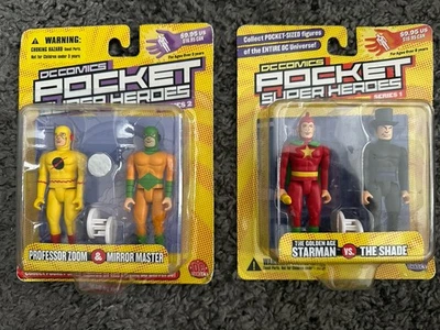 DC Comics Pocket Super Heroes Series 1  Starman vs Shade & Zoom Vs Mirror Master - Image 1 of 4