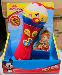 Disney Mickey Mouse Microphone NEW, My First Microphone Sing Along - Picture 1 of 2