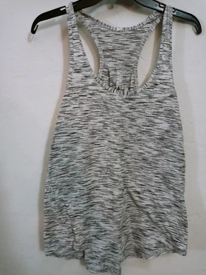 Camiseta sin mangas Lululemon para mujer talla 4 blanca Salute the Sun Tiger Space Dye  Foto 1 de 2
