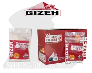 Filtri Giza 6mm XL Lunghi In Busta 10 Bustine Da 100 Filtrini - Zdjęcie 1 z 1