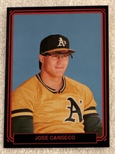 1989 All-American Promo Series 1 #17 ⚾️ Jose Canseco ⚾️ Oakland Athletics ⚾️