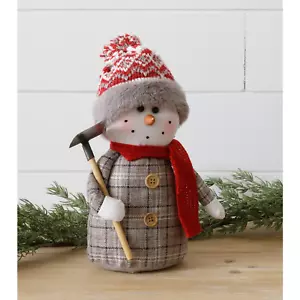 Gartenschneemann mit Schaufel Stofffigur - Bild 1 von 1