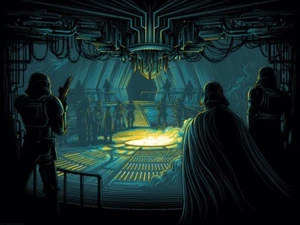 Star Wars Empire Strikes Back Never Worry About the Odds SIGNIERTER Druck 24x18 NEU - Bild 1 von 1