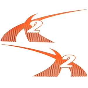 MasterCraft Boat Vinyl Decal 7501533 | 2013 X-2 Slider (Set of 2) - Picture 1 of 4