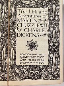 Charles Dickens The Life and Adventures of Martin Chuzzlewit 1907 - Picture 1 of 6