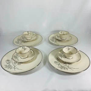 Flintridge China - Midnight Rose - 12 Pieces + 3 Bonus Matching Plates - Picture 1 of 11