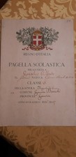 PAGELLA SCOLASTICA REGNO D'ITALIA GENOVA BORZOLI 1927