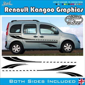Renault Kangoo Microcámper Autocaravana Calcomanías Pegatinas Furgoneta Gráficos GRATIS P&P 008 - Imagen 1 de 4