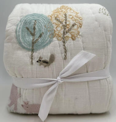 Pottery Barn Kids Dakota Woodland TODDLER Quilt ~ Multi - Image 1 of 2