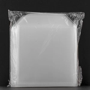 100 Plastic CD Wallets-Clear CD / DVD Sleeves - High Quality Professional Sleeve - Picture 1 of 4