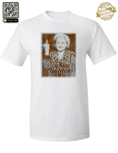 BETTY WHITE STAY DORADA VERSIÓN DE COLECCIÓN F*** U RIP GOLDEN GIRLS BETTY WHITE OG - Imagen 1 de 5