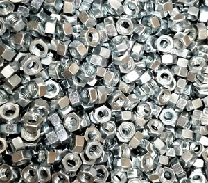 5/16-18 Finished Hex Nut Zinc Plated, Free Shipping - Picture 1 of 3