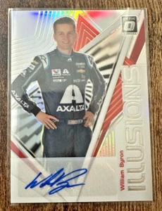 Donruss Racing William Byron 2020 firma automática/99 Holo Prizm Illusions - Imagen 1 de 2