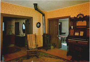 The Ingalls Home, The Parlor - De Smet, South Dakota - Postkarte unbesendet - Bild 1 von 3