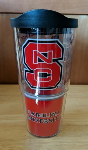 Tervis 24oz North Carolina State University Wolfpack Travel Tumblers- NCSU Cover