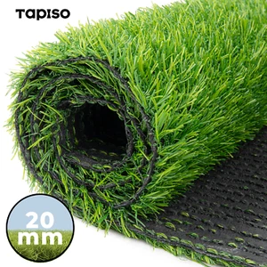 Alfombra Césped Artificial Verde 20 mm Metros Jardín Balcón Terrazas Impermeable - Imagen 1 de 9