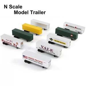 2 Units Evemodel Trailers N Scale 1:150 Model Trailer for Railway Tractor C15066 - Picture 1 of 15