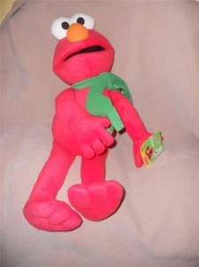 Sesame Street Muppets 21" Tall Plush Elmo Doll w/ Muffler Christmas NEW w Tag - Picture 1 of 4