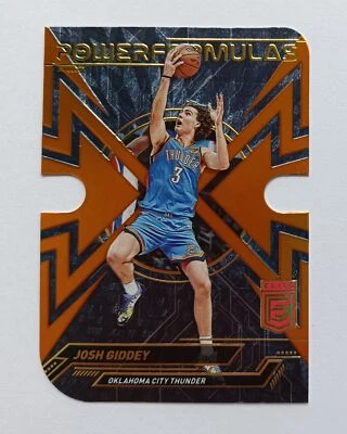 2022-23 Elite Josh Giddey Power Formulas Orange Die-Cut Thunder - Image 1 of 2