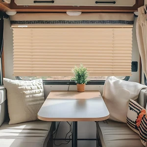 RV Blinds for Camper Windows, Camper Replacement Blinds, Privacy Protection, Bla - Picture 1 of 12