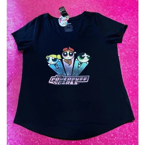 New Torrid 3 (3X 22/24) Powerpuff Girls V Neck Punk Gothic Graphic Tee T shirt - Picture 1 of 1