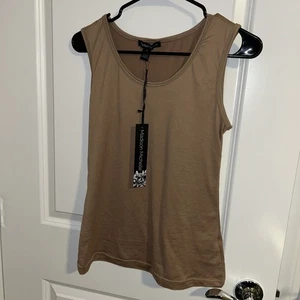 Madison Michelle Women’s M Brown Tank Top NWT Ginger Snap - Picture 1 of 5
