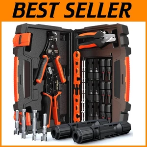 Solar Panel Connector Toolbox Kit - 6 Pairs Connectors - Picture 1 of 11