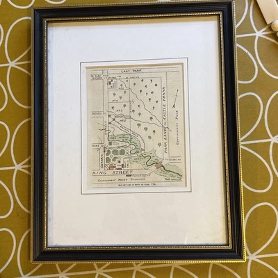 MAP OF PART OF THE TOWN OF YORK 1794 - FRAMED - 18TH CENTURY - YORKSHIRE - Image 1 of 4