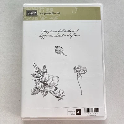 Stampin’ Up! Juego de 4 estampillas adhesivas de goma sin montar FELICIDAD COMPARTIDA Foto 1 de 3