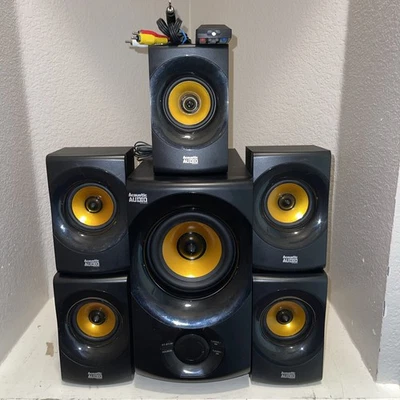 Sistema de altavoces Bluetooth Acoustic Audio Home Theater 5.1 con sintonizador FM. Video! Foto 1 de 4