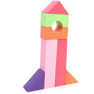 EVA Foam Building Blocks Educational MultiColored Stacking Construction Toy SC - Picture 1 of 12