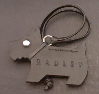 Radley Dog Tags Dog Tag or Handbag Charm Charm New Black