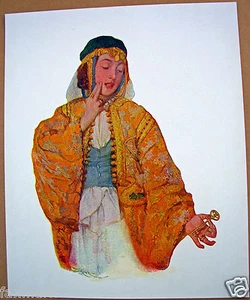 Bluebeard's Wife 1908 Book Plate Art Sarah S. Stilwell - Picture 1 of 2
