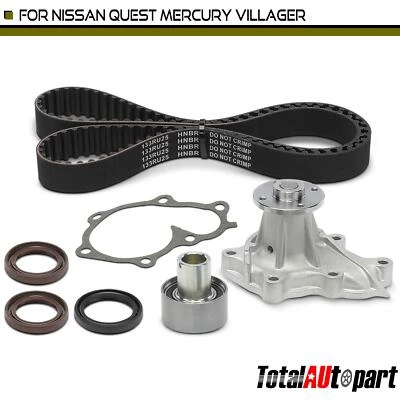 6 件装定时皮带套件适用于日产 Quest Mercury Villager 1999 2000 - 2002 3.3L 气体 — 第 1/4 张图片