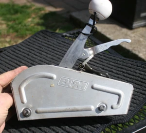 B&M Pro Stick Vintage Automatic Shifter w/ Housing, Button Knob & Cable - Picture 1 of 17