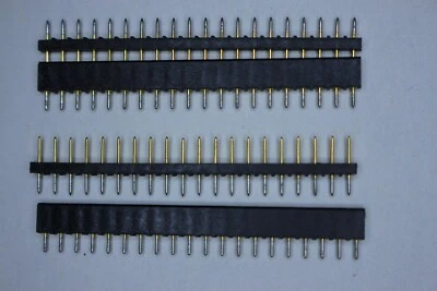 10 Stk BUNDLE Steckverbindung 20pol RM 2,54 Steckbereich vergoldet  Binder 750-6 - Bild 1 von 2