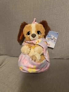 Disney Babies Lady Plush with Blanket Pouch– Small – 10'' - Picture 1 of 3