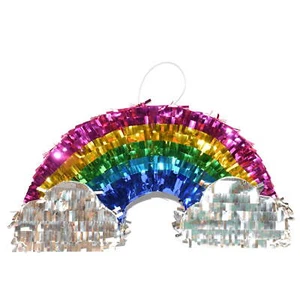 Way to Celebrate Party Foil Rainbow Character Pinata - 1 Piece/Pack - Picture 1 of 3