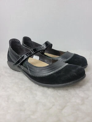 Zapatos para mujer Naot Kirei talla 7,5 negros gamuza charol Mary Jane  Foto 1 de 4