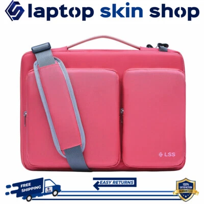 Laptop Sleeve Carry Case Bag Shockproof Protective Handbag 13-13.5 Inch Pink - Image 1 of 4