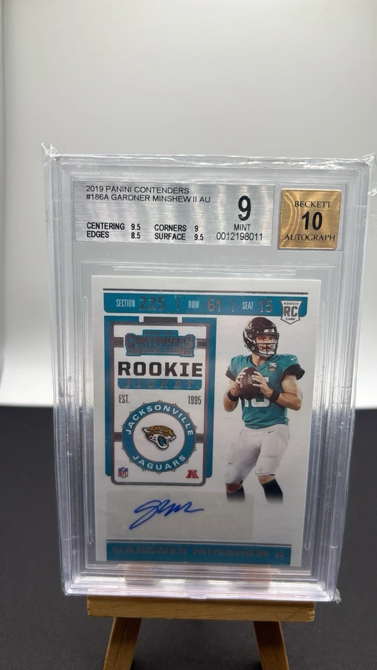 🔥2019 Contenders #186A Gardner Minshew II Bgs 9 Auto 10🔥 - Image 1 of 1