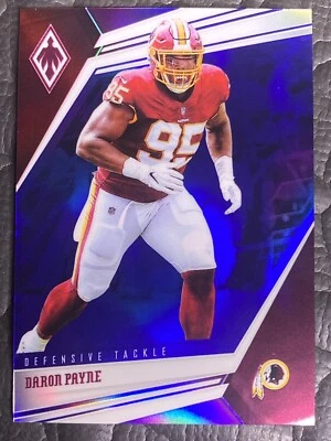 2019 Panini Phoenix Football Blue /35 #63 Daron Payne Washington Redskins NFL - Image 1 of 3