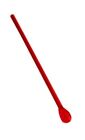 Spoon Straws, Wrapped, 10", Red (Pack Of 100)