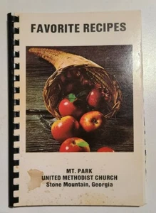 Mt Park United Methodist Church Stone Mountain GA Favorite Recipes Cookbook 1983 - Imagen 1 de 6