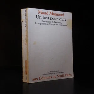 N23.7 Maud Mannoni 1976 Un lieu pour vivre psychanalyse psychologie Lacan Seuil - Imagen 1 de 24