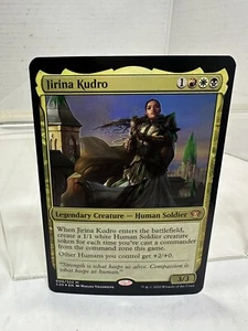 MTG Jirina Kudro Foil Oversized Commander 2020 Magic The Gathering - Picture 1 of 2