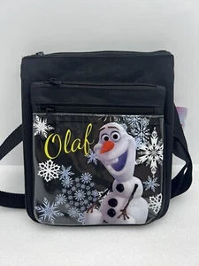 Disney Frozen Olaf Umhängetasche schwarz Crossbody verstellbar Mädchen Kinder - Bild 1 von 4